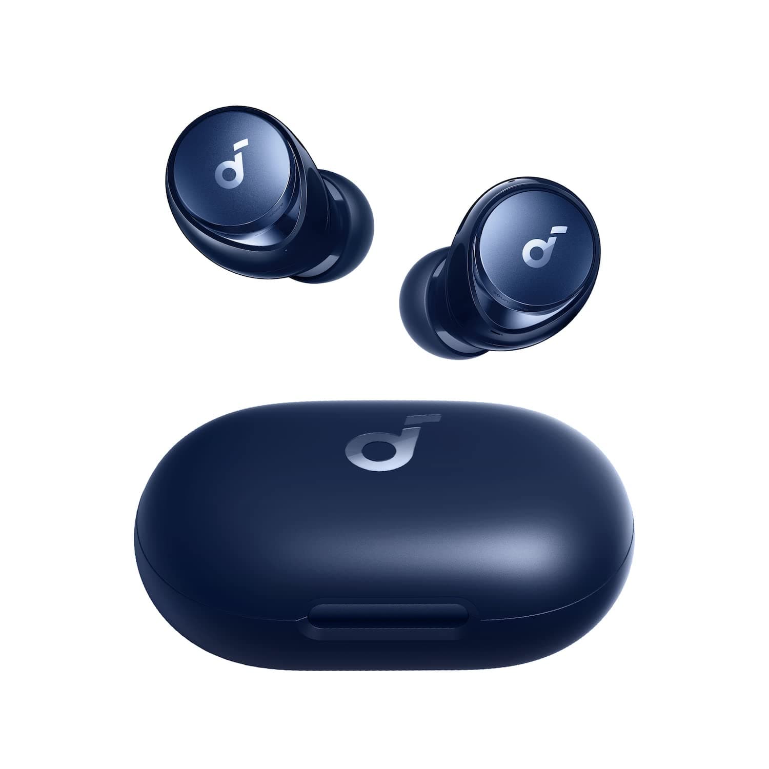 by Anker Space A40 Auto-Adjustable Active Noise Cancelling Wireless Earbuds, Reduce Noise by Up to 98%, 50H Playtime, Hi-Res Sound, Comfortable Fit, App Customization, Wireless Charge