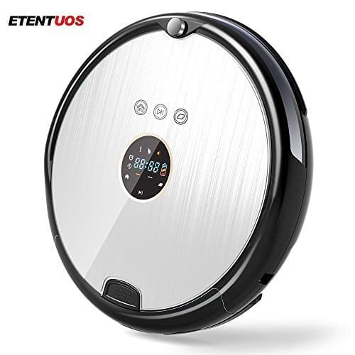 ET Robot Robotic Vacuum Cleaner and Mop with Automatic Recharging and Auto-Detection Timing work R8-A