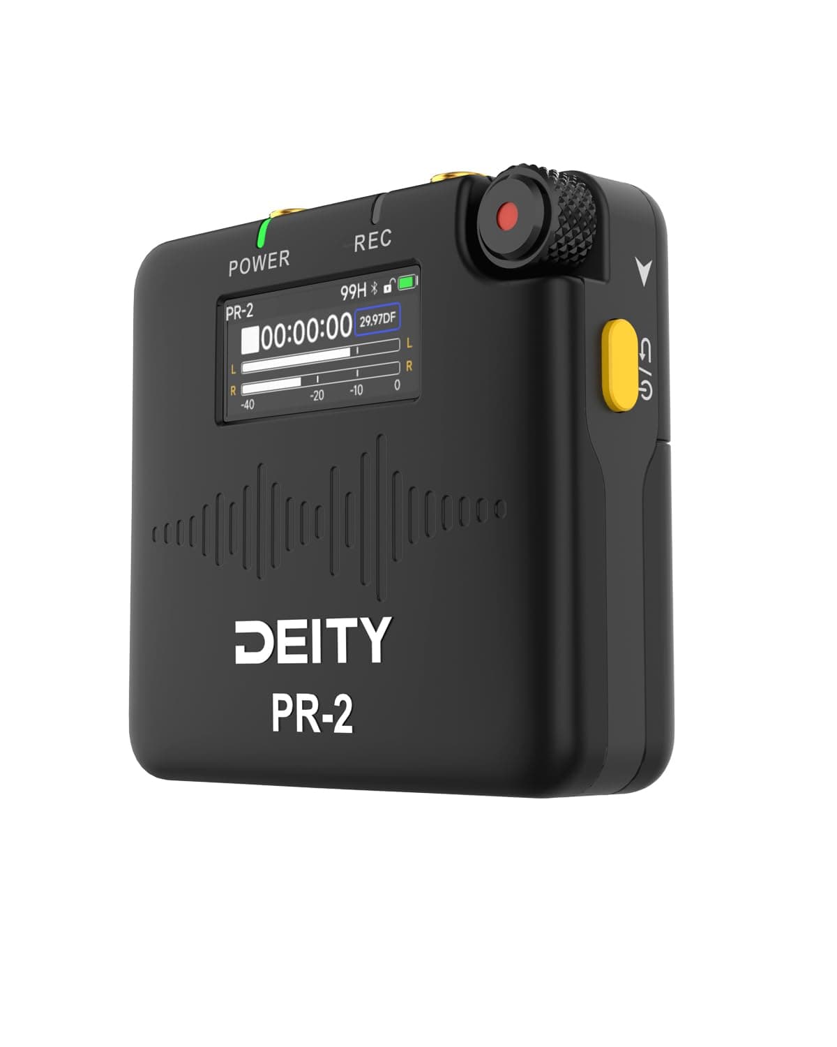 Deity PR-2 Pocket Audio Recorder with Lavalier Microphone, 32-bit Float Recording, Sidus Audio App Control, Ideal for Interviews, Podcasts, Field Recording & Video Production (Global Version)