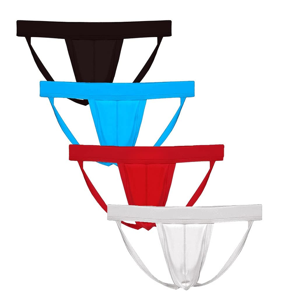 Men's Athletic Supporter Performance JockStrap Elastic Waistband Underwear