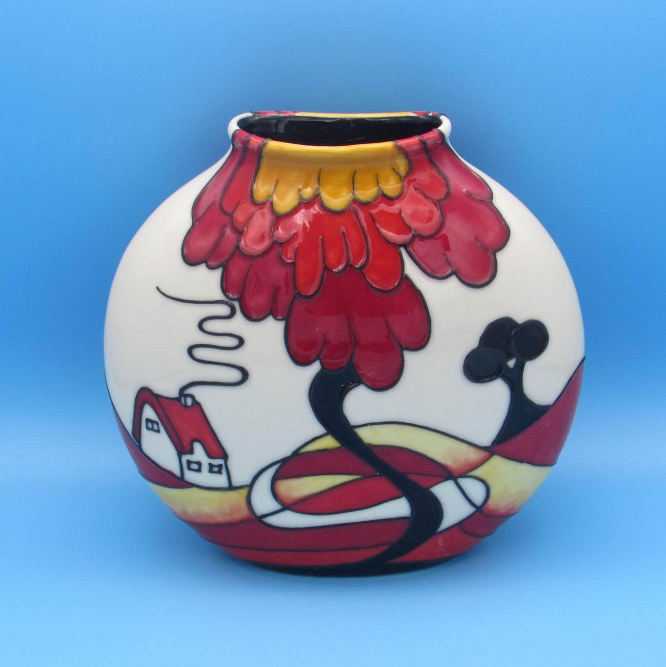 6 inch Vase Art Deco Style Design Noon