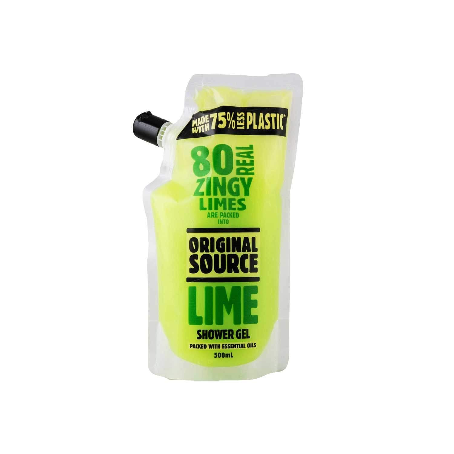 Original Source Shower Gel Lime - 500ml - Pack of 4