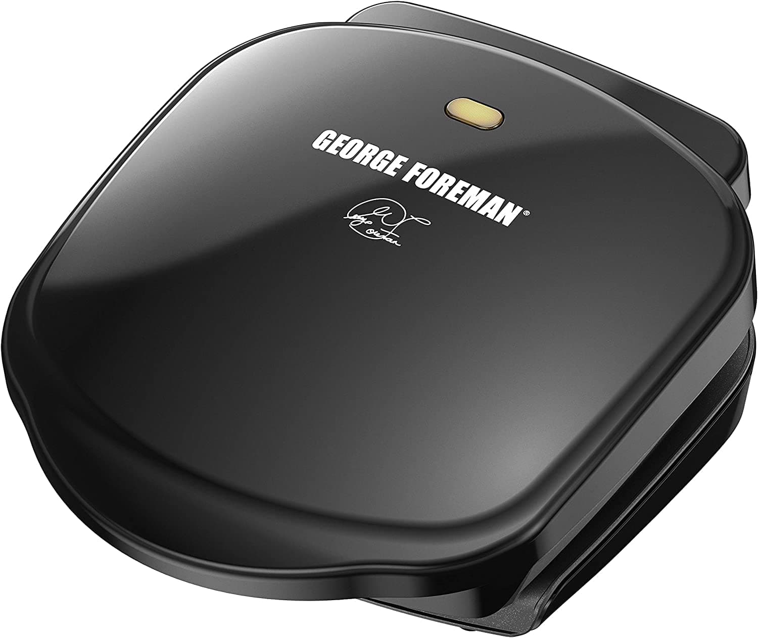George Foreman 2-Serving Classic Plate Grill and Panini Press, Black, GR10B