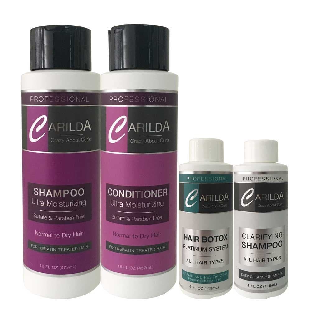 Carilda Hair Botox Platinum System 4oz KIT