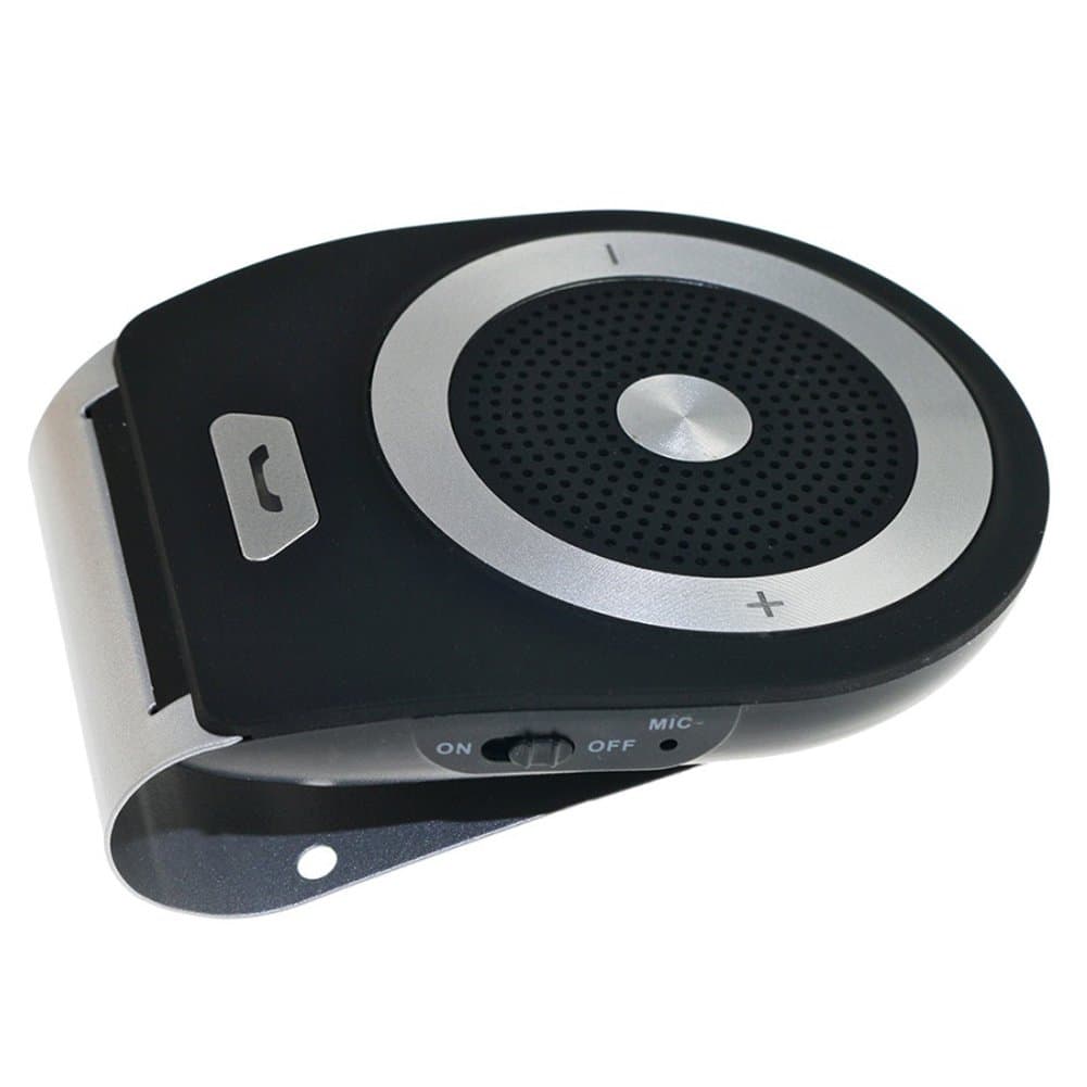 Seaidea Wireless Bluetooth 4.1 Car Speakerphone, Multipoint Handsfree Sun Visor In-Car Speakerphone A2DP streaming Car Kit Receiver For iPhone, iPad, Samsung Galaxy, HTC, LG, Android Phones