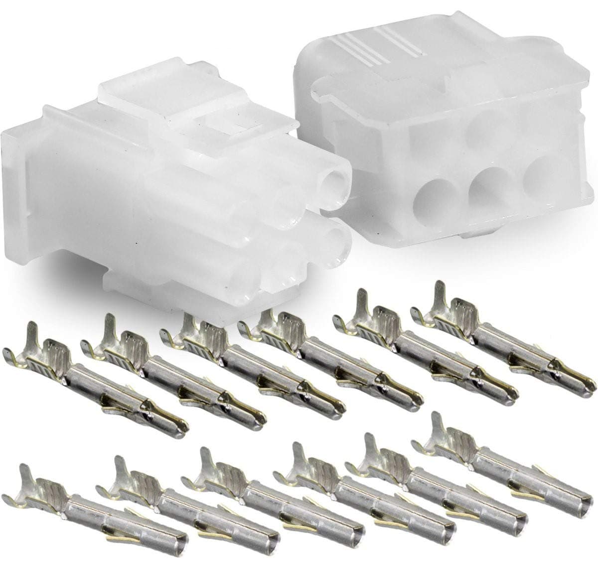 3 Complete Set - (6 Circuit) w/14-20 AWG, Wire Connector - 2.13mm D, Latch Lock, MLX™
