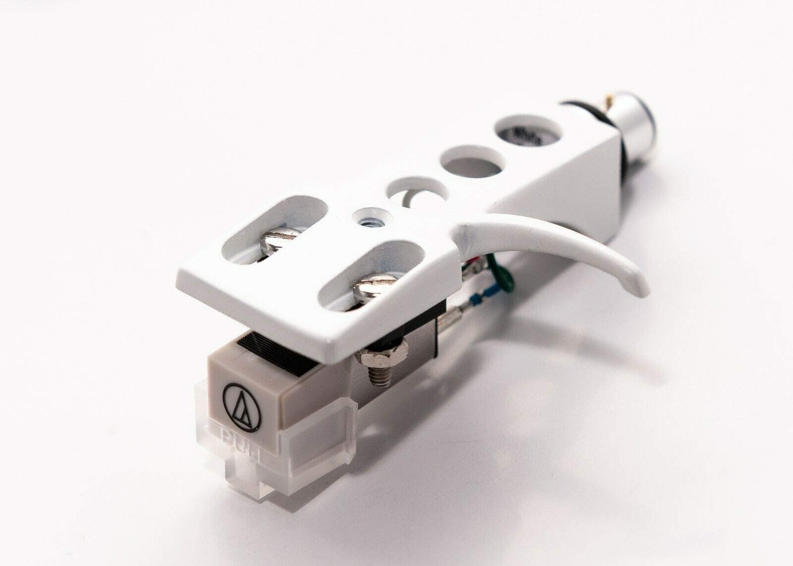 Headshell, AT-3600L Cartridge and Stylus, Needle for Technics SL 20, SL 20A, SL 220, SL 221, SL 23, SL 235, SL 23A, SL B2, SL B202, SL B205, SL B3, SL B303, SL 120, SL 110 (White)