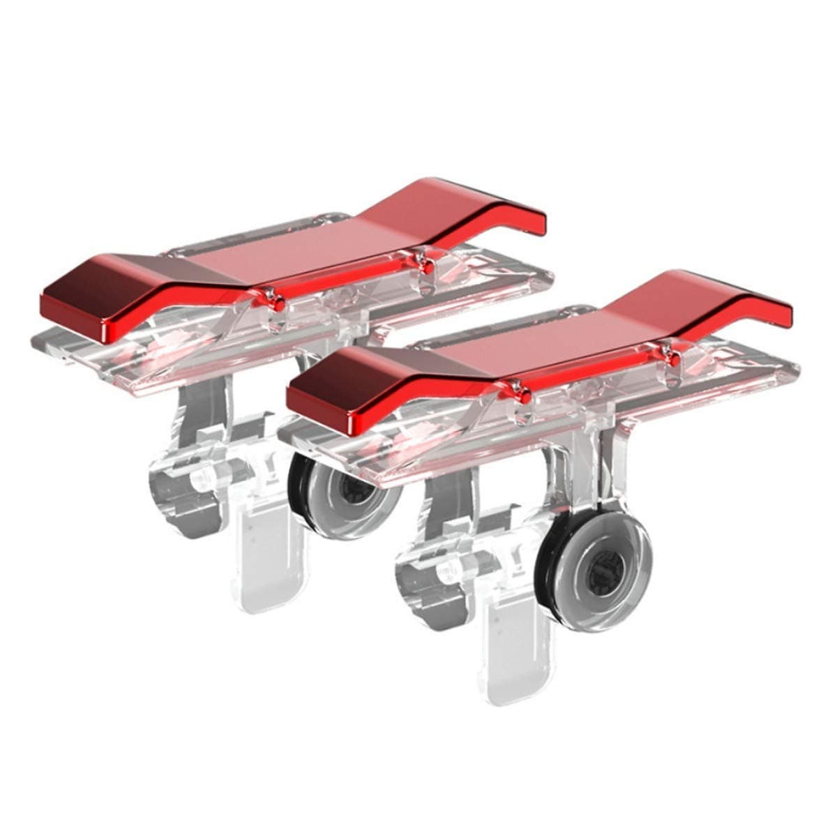 MStick Red Metal pubg Game Trigger/Joystick Compatible with All vivo Smartphones ||Sensitive Shoot/aim Buttons L1 R1 Trigger Mobile Game Controller XIT_189