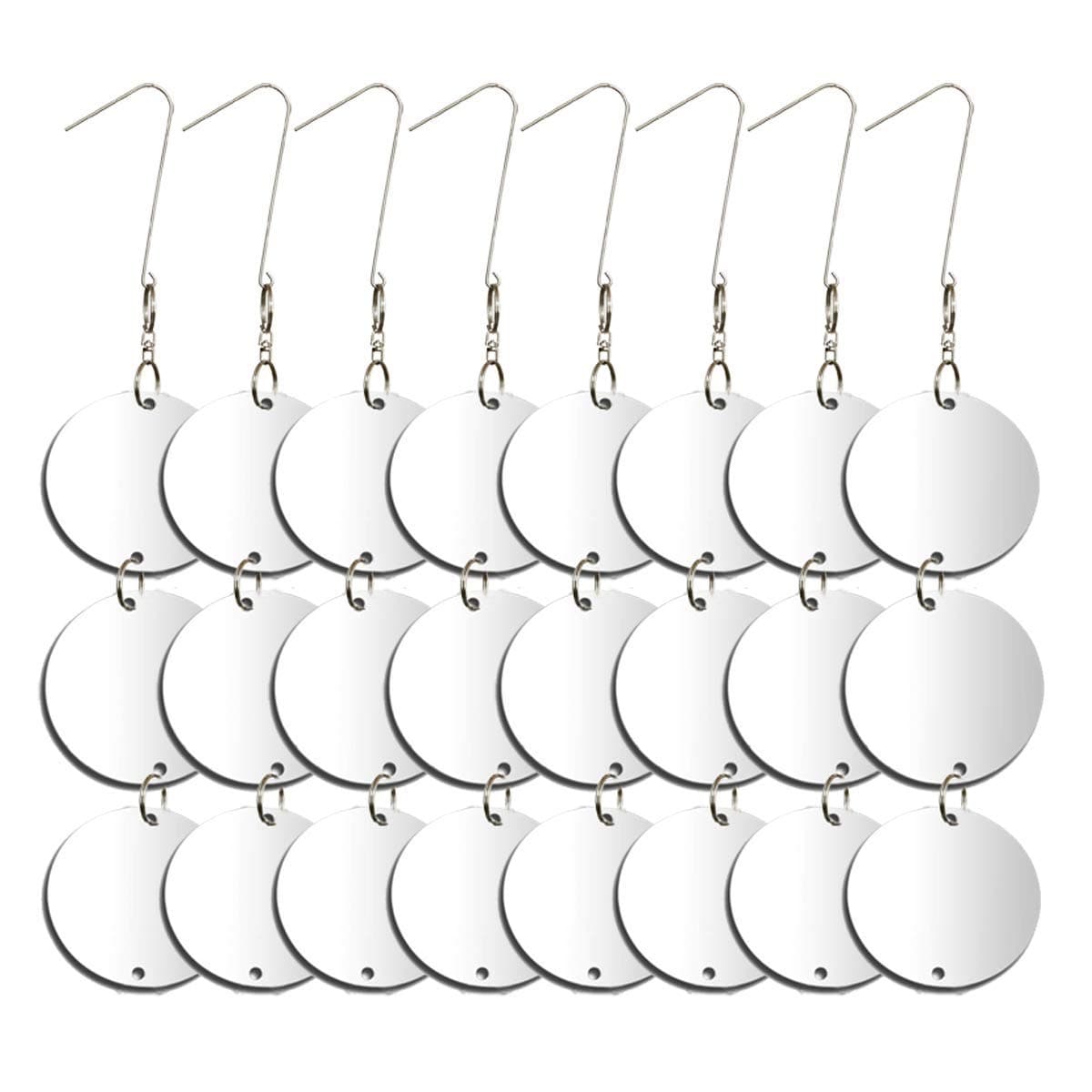 Reflective Garden Mirror Reflectors, 24 Disks