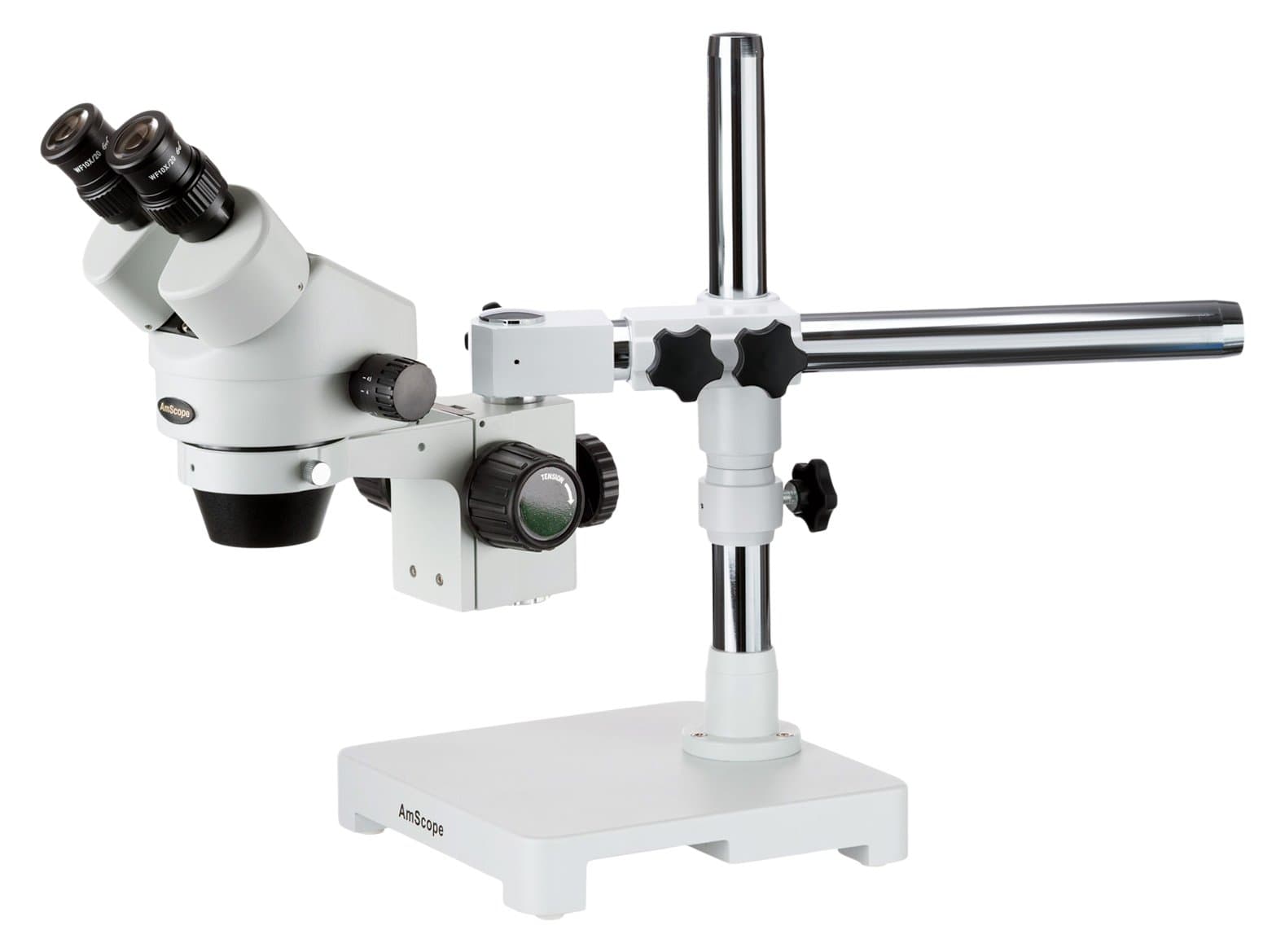 New 7x-45x Binocular Stereo Zoom Microscope Boom Stand