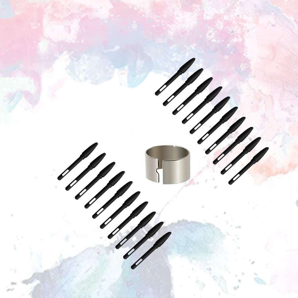 GAOMON 20-Pack Replacement Pen Nibs Only for Battery-Free Pen AP31 of M10K 2018 Drawing Tablets