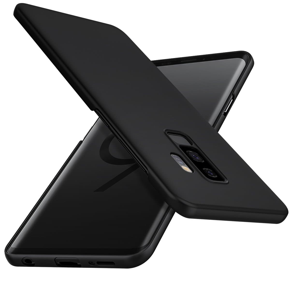 HOVED Galaxy S9 Plus Case, Slim Fit Shell Hard Ultra Thin Mobile Phone Cover Case with Non Slip Matte Surface for Samsung Galaxy S9 Plus - 6.2 inch (2018)