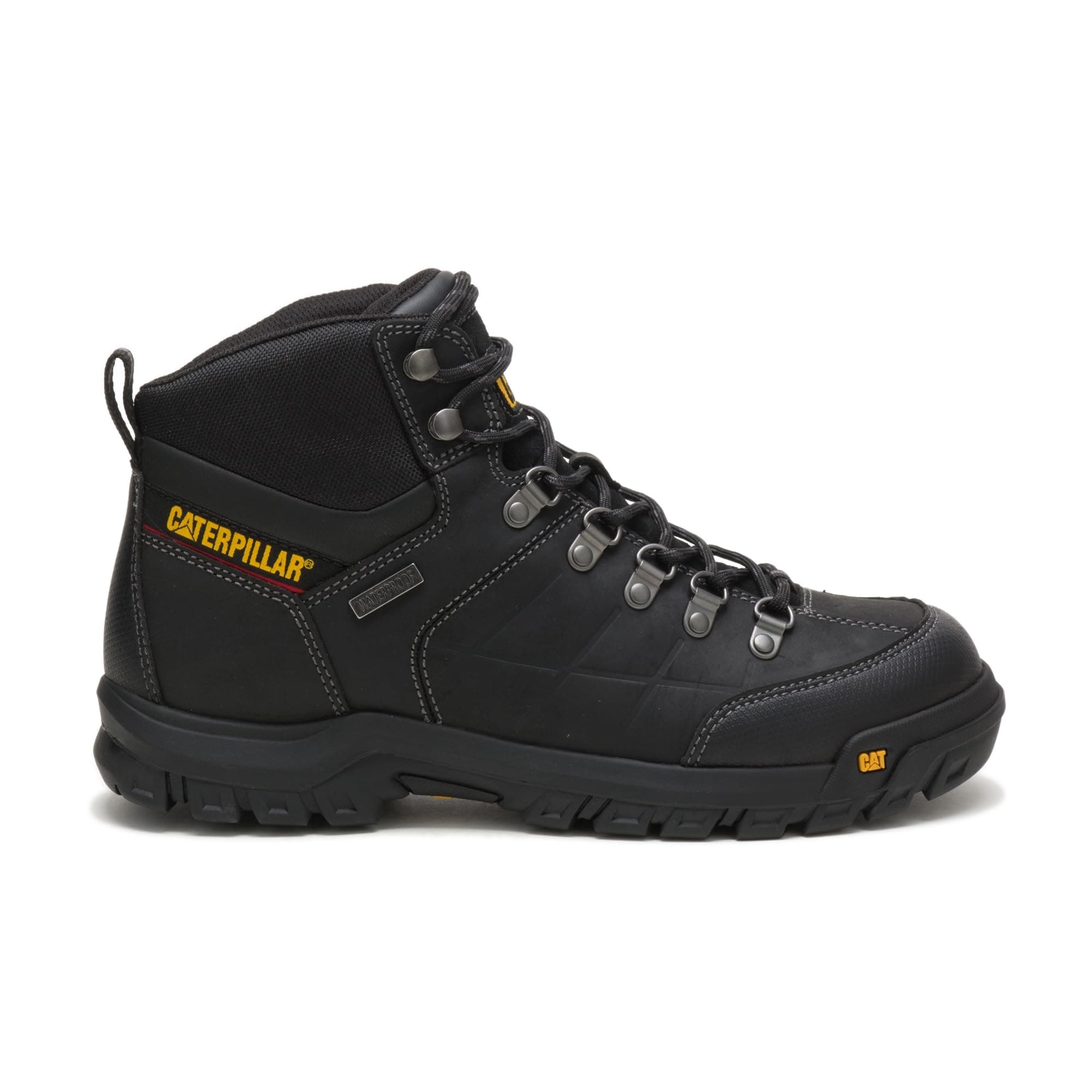 Caterpillar Threshold Waterproof Industrial Boot Black 7 C/D US