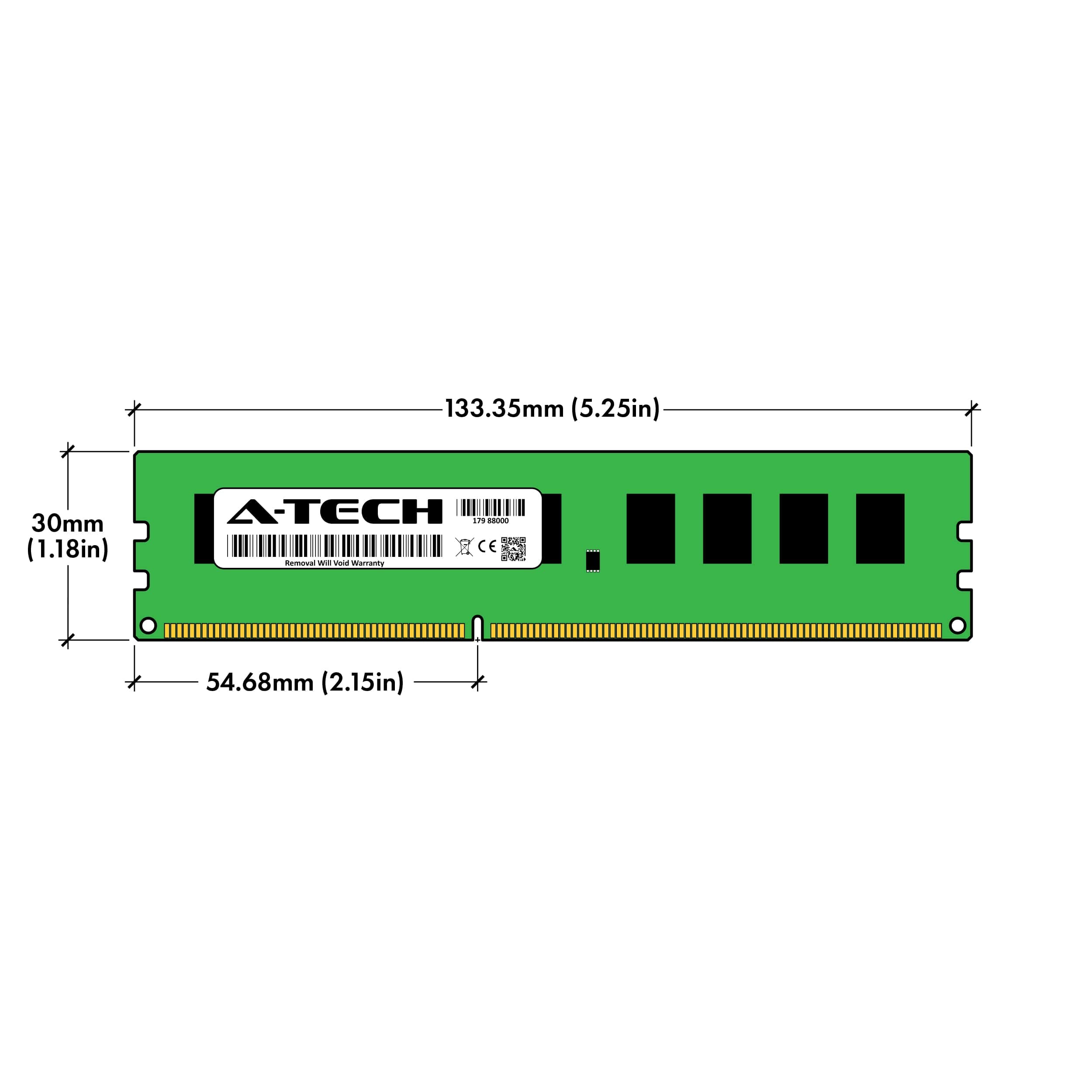 A-Tech Server 32GB Kit (4 x 8GB) 2Rx8 PC3L-12800E DDR3 1600MHz ECC Unbuffered UDIMM 240 Pin Dual Rank DIMM 1.35V Workstation Server Memory RAM Upgrade Stick Module (A-Tech Enterprise Series)
