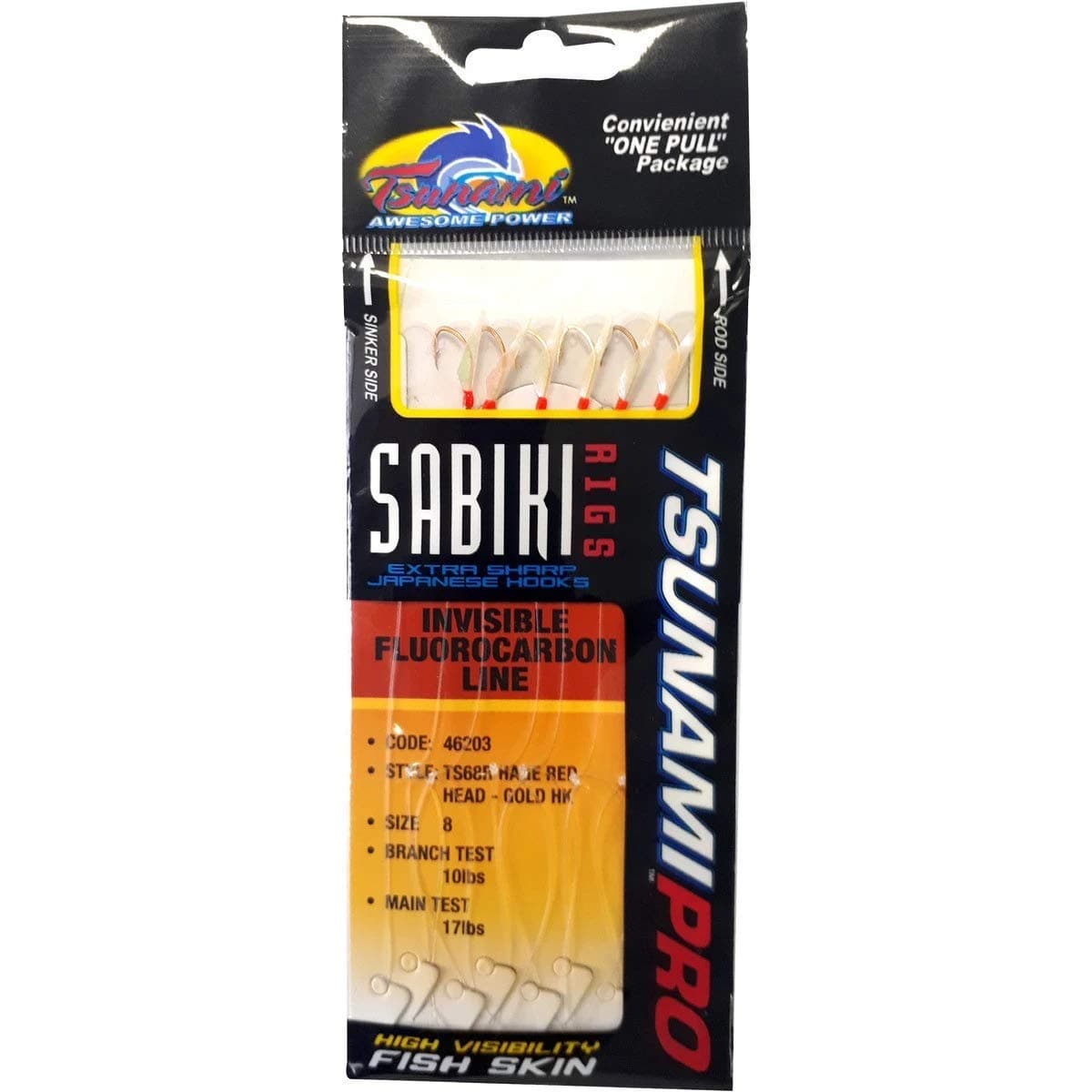 Sabiki Rig 46197 Hage Red Head / Red Hook size 3