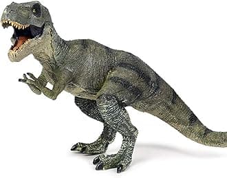 RCOMG Dinosaur Toy Tyrannosaurus Rex, Realistic Dino Figure T-Rex Toy Plastic Educational Prehistoric Animal Dinosaur Figurines for Kids Toddlers (Green)