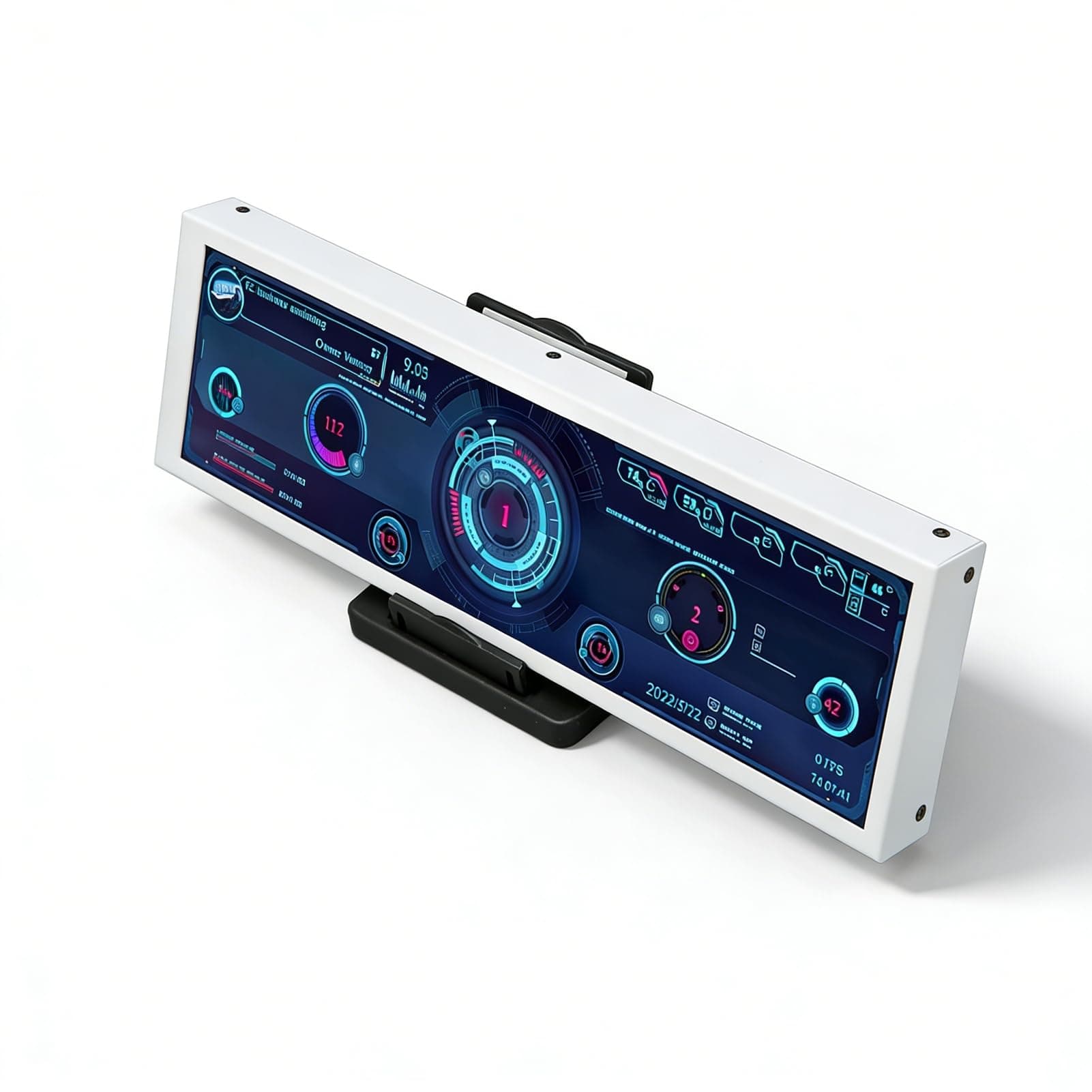 Pomya PC Sensor Panel Display, 8.8 Inch CPU Hardware Temperature Monitor External Expansion Display PC CPU Data Monitor for PC Computer Case Secondary Screen