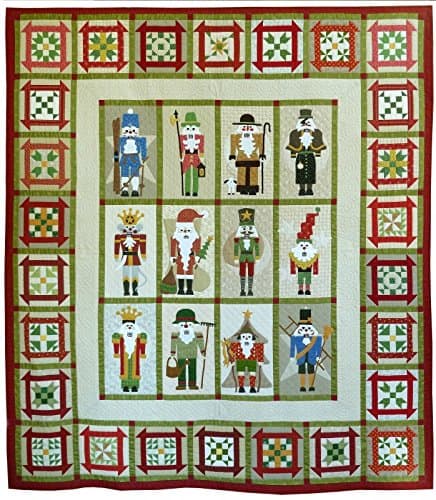 Classic Nutcrackers Christmas Sue Garmen Pieced Applique Come Quilt Pattern Set