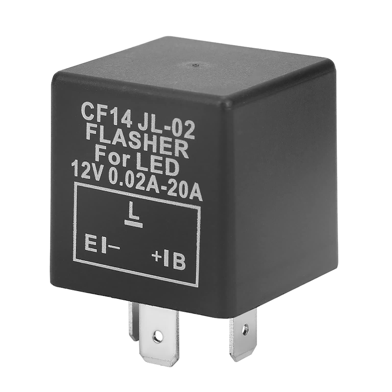 – LED Flasher Relay, 12V 3 Pin LED Indicator Relay, LED Electronic Flasher Unit, for Car Vehicle Motorcycle