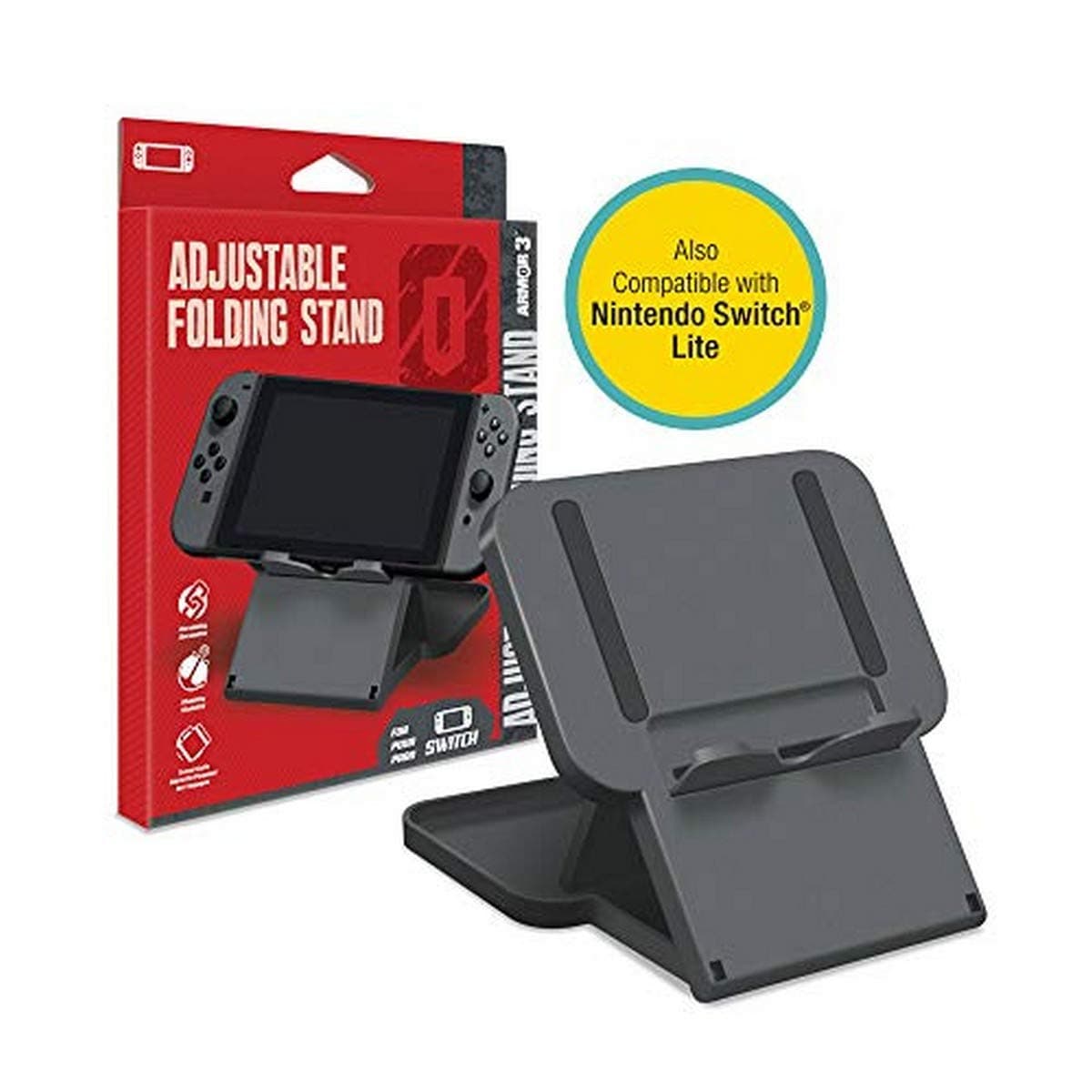 Armor3 Adjustable Folding Stand for Nintendo Switch
