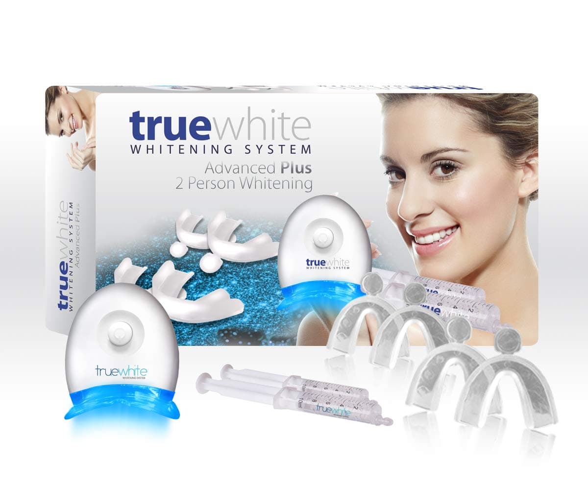 Advanced Plus Teeth Whitening System for 2 Person - Made in USA - No Sensitivity - Easy to Use Perfect Professional Teeth Whitening Kit - FDA Registered
