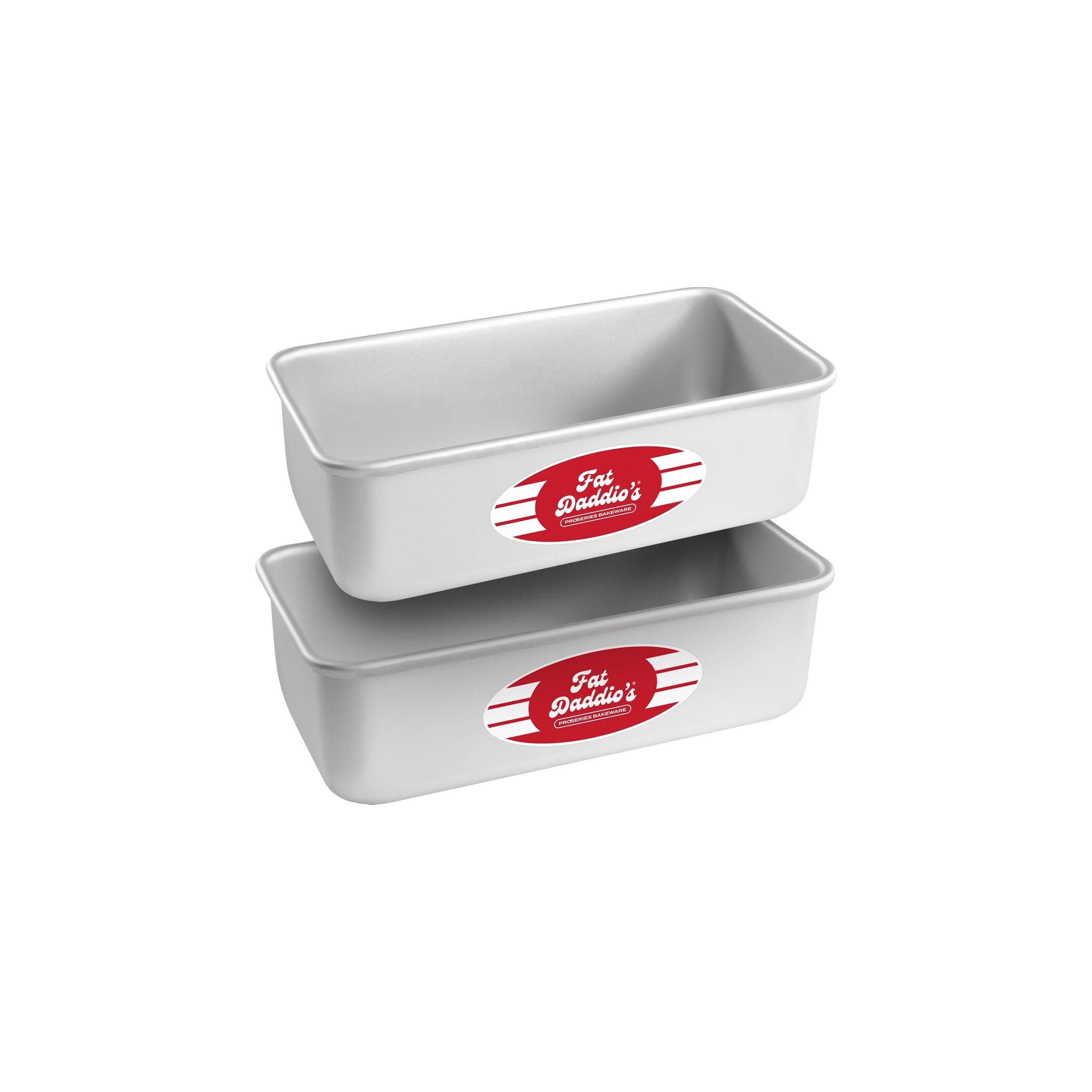 Fat Daddios Bread Pan Set, Aluminum, Silver 19.7 x 7 x 9.5 cm