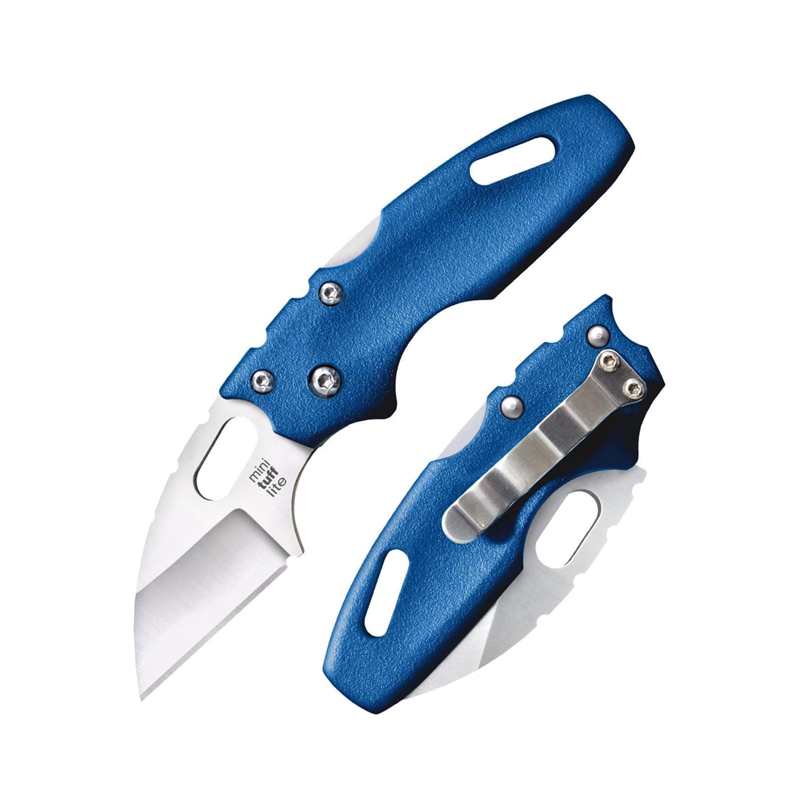 Mini Tuff Lite 2" 4034SS Sheepsfoot Razor-Sharp Blade 3" Griv-Ex Handle Everyday Carry Pocket Folding Knife w/Tri-Ad Lock