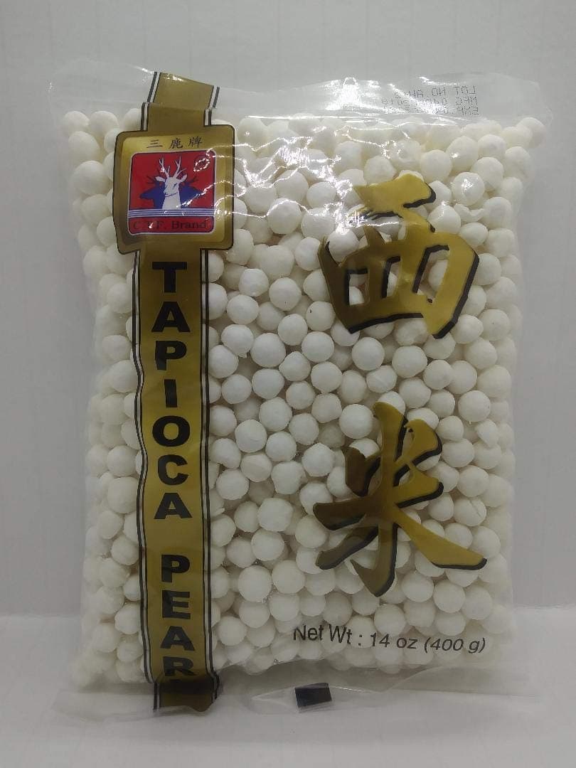 Tapioca Pearl / White , Large Balls, 14oz (400g)
