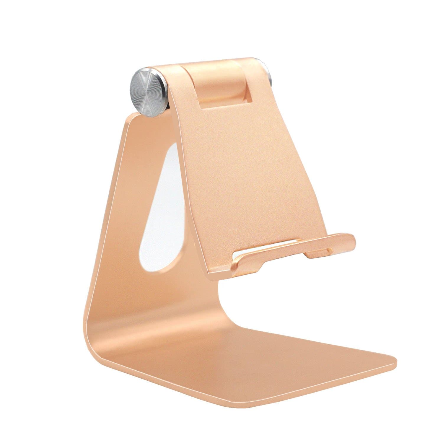 PeziMu Multi-Angle Phone Stand Desktop Phone Holder for iPhone 7 7 Plus 6 6s Plus , Samsung Galaxy S8, S8 Plus, S7,S7 Edge and Other Mobile Phones and Tablets(Gold)