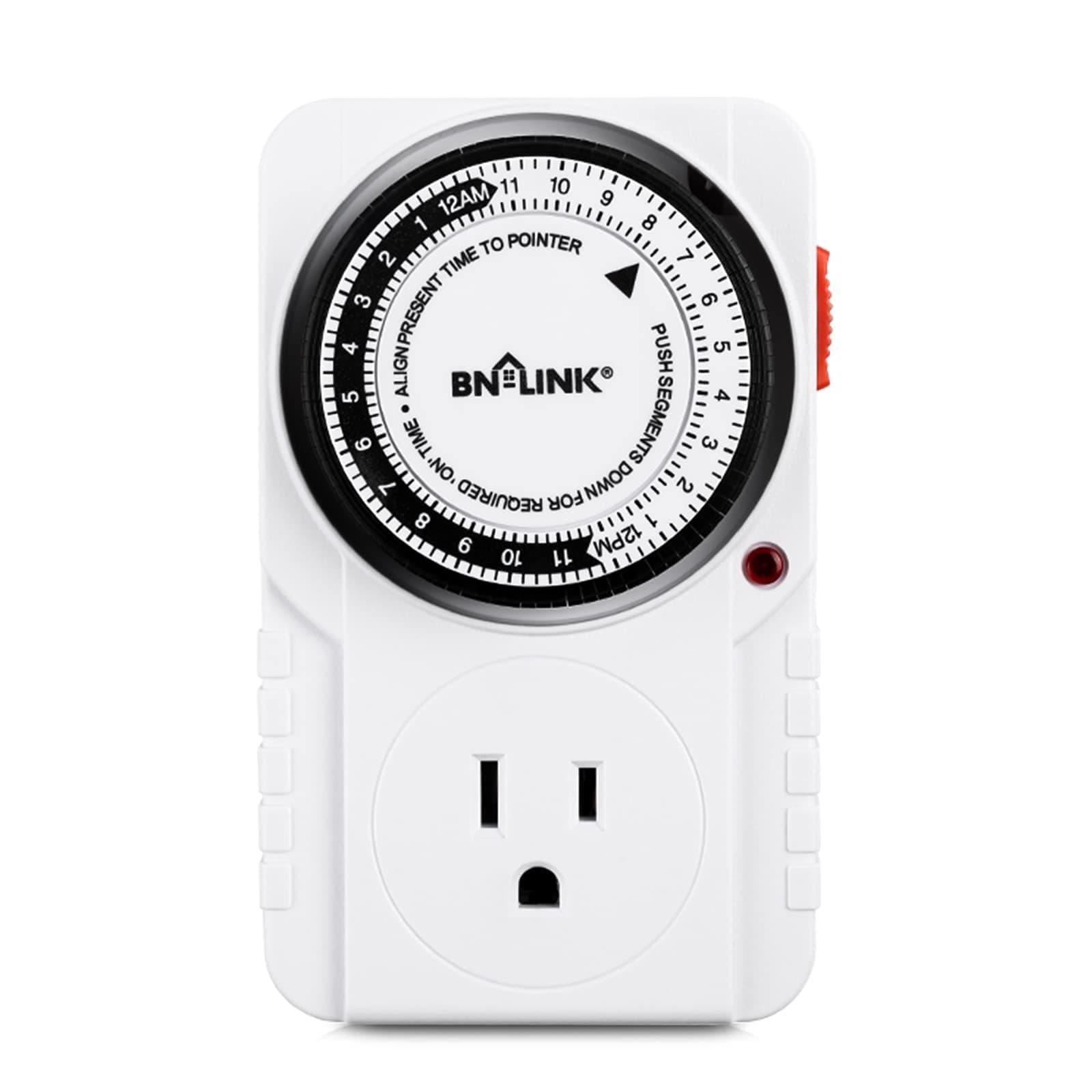BN-LINK Century 24 Hour Plug-in Mechanical Timer Grounded