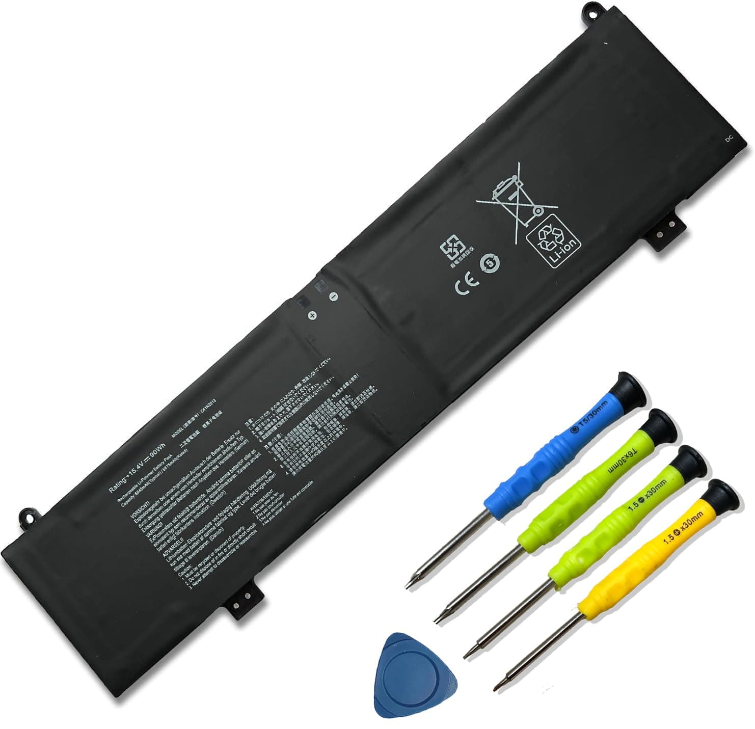 90Wh C41N2013 C41N2013-1 Battery Replacement for ASUS ROG Strix G15 G513 G513IM G513QR G17 G713 G713IM G713QM Rog Strix Scar 15 G533 7 G733 Zephyrus G15 GA503 M16 GU603 S17 GX703 15.4V 5675mAh