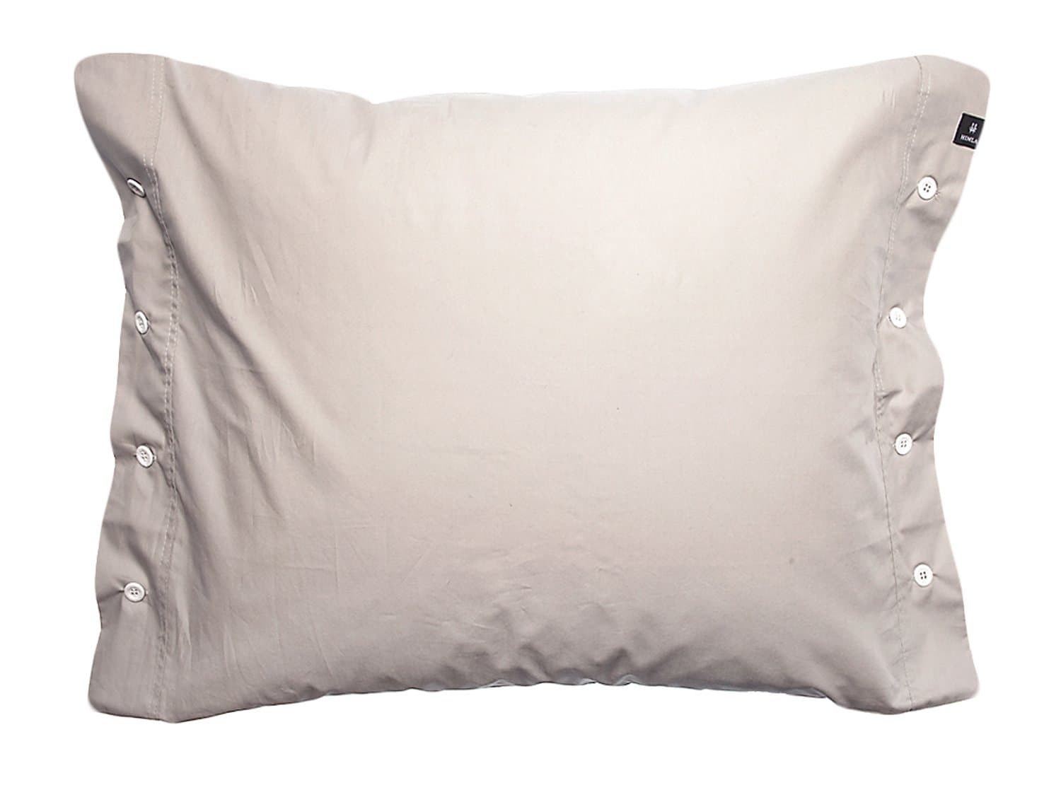Himla Pillowcase with button Drottningholm, 50x60 cm, Light Cinder, Percale, Single