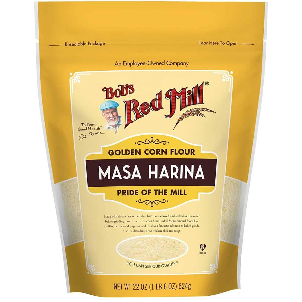 Bob's Red Mill Golden Masa Harina Corn Flour, 22oz (Pack of 4) - Vegan, Kosher