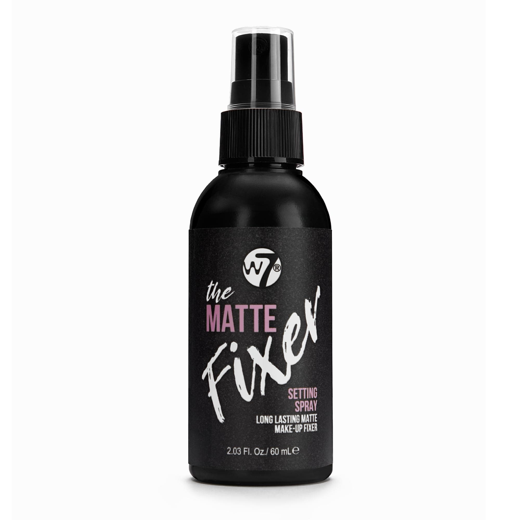 W7 The Fixer Makeup Setting Spray - Matte Finish - Long-Lasting, Ultra-Fine Formula - Cruelty Free and Vegan