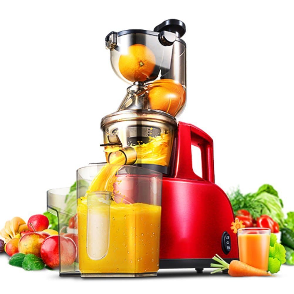DRM Fruit Blender Juicer Machine Mini Juice Cup,Juicer Machine,Large Diameter,Fully Automatic,Portable Blender,Fruit Mixer Personal Smoothie Blender Juicer Machine 1 L-Red 45.5X27.3X17.2Cm(18X11X7Inch)