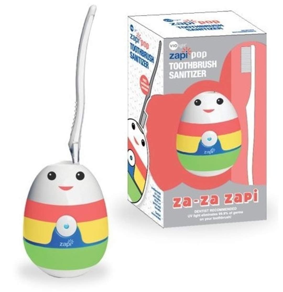 Zapi Violight UV Toothbrush Sanitizer - White/Za-Za