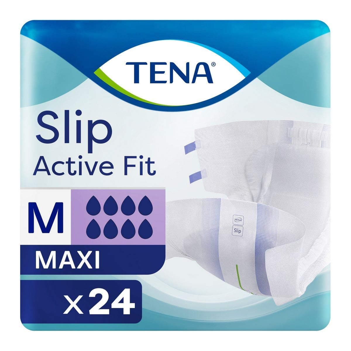 Slip Active Fit Maxi Medium (3270ml) 24 Pack Incontinence Protection