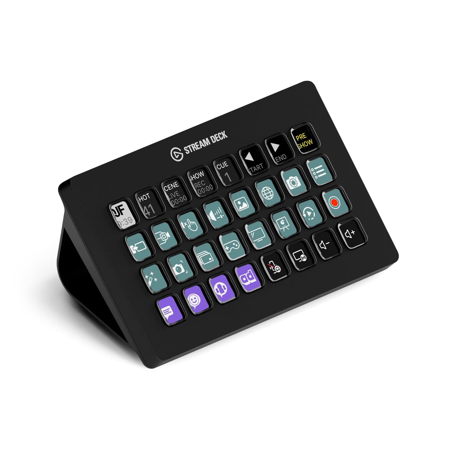 Elgato Stream Deck XL – Advanced Studio Controller, 32 macro keys, trigger actions in apps and software like OBS, Twitch, YouTube and more, works with Mac and PC