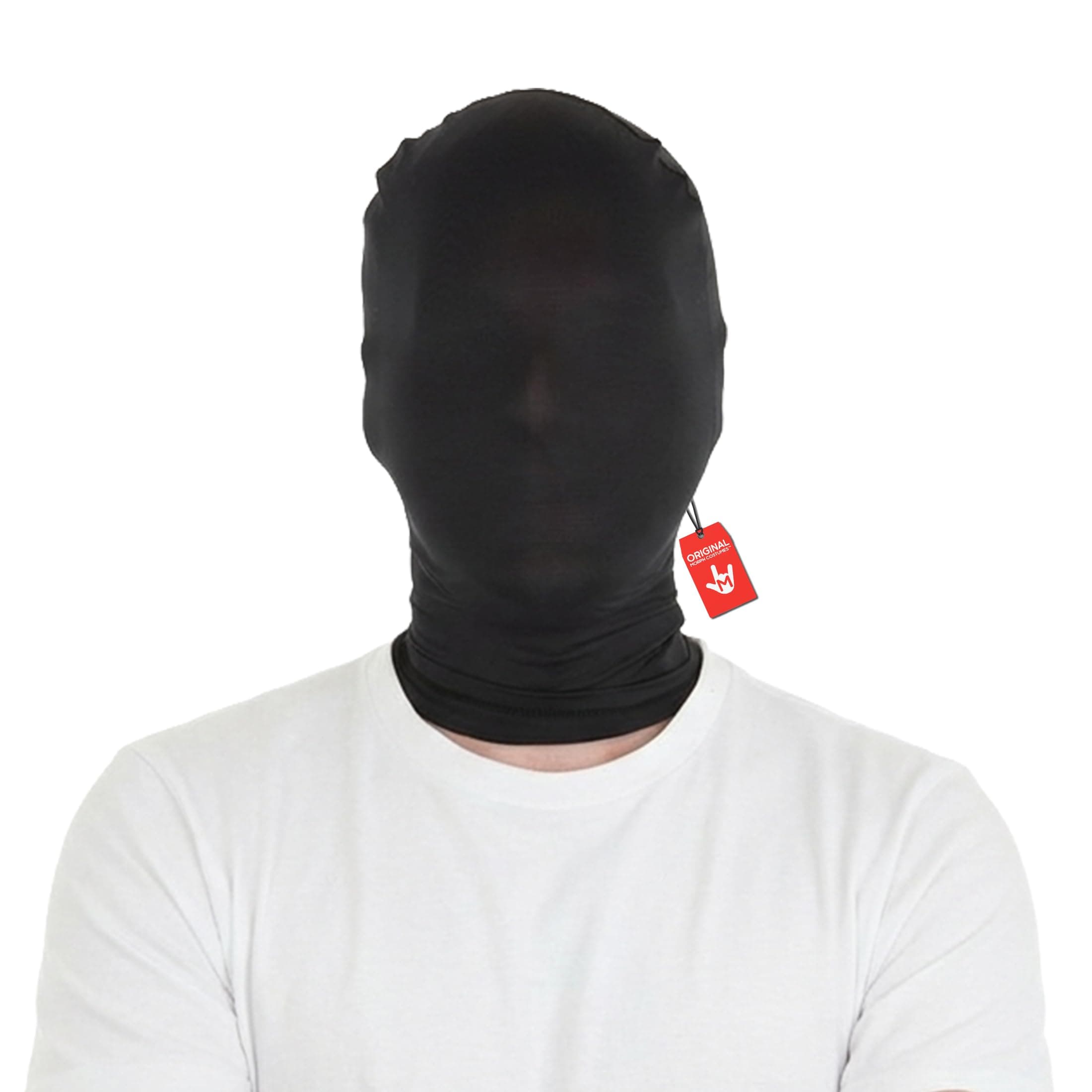 Black Morph Mask, Black Full Face Mask, Faceless Mask