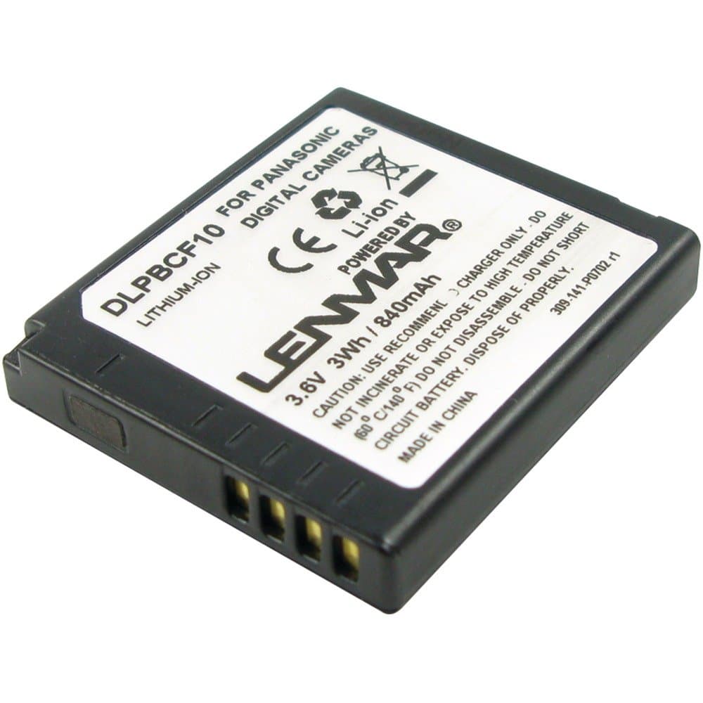 Lenmar Replacement Battery for Panasonic Lumix DMC-FS15 DMC-FS25 DMC-FS7 DMC-FT3 DMC-TS1 DMC-TS3 Replaces OEM Panasonic DMW-BCF10 DMW-BCF10E