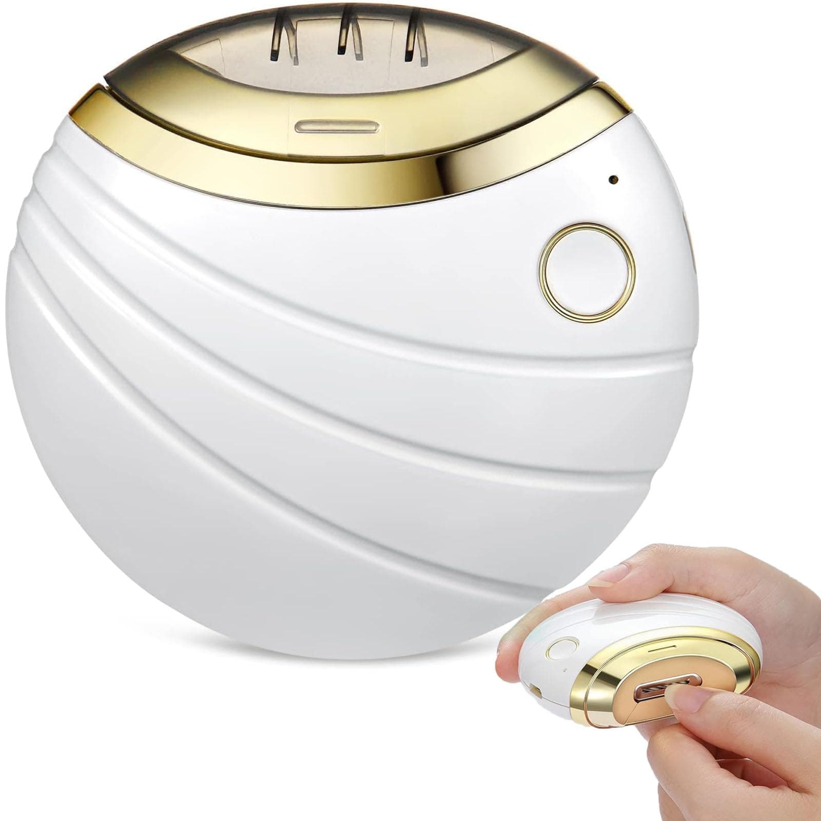 X spring Electric Nail Clippers, Automatic Trimmer Nail Cutter Scissors, Professional Nail Trimmer Manicure Tool, Nail Care Finger Nail File, Suitable for Adults Seniors Baby Kids Men Women (White)