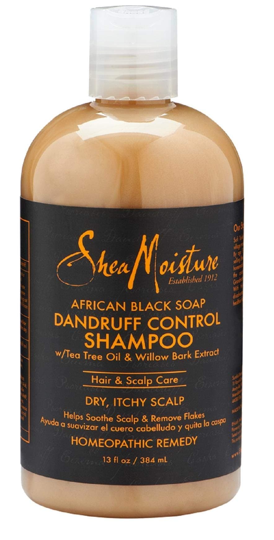 SHEA MOISTURE African Black Soap Dandruff Control Shampoo - 384 ml