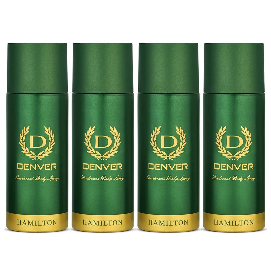 Denver 4 Hamilton Deodorant Spray - For Men (400 ml) (Ship from India)