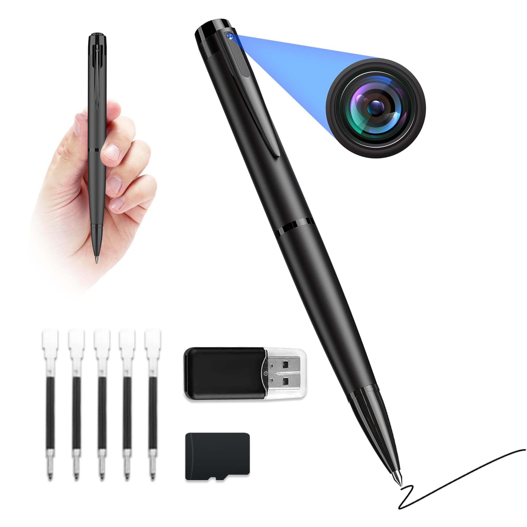 1080P Mini Camera for Home with 64GB Card Security Camera with Motion Detection Night Vision