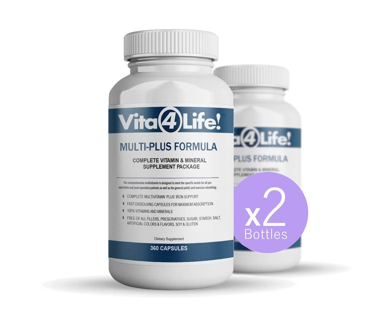 Vita4life - Bariatric Multivitamins - Multi-Plus Formula – 720 Count