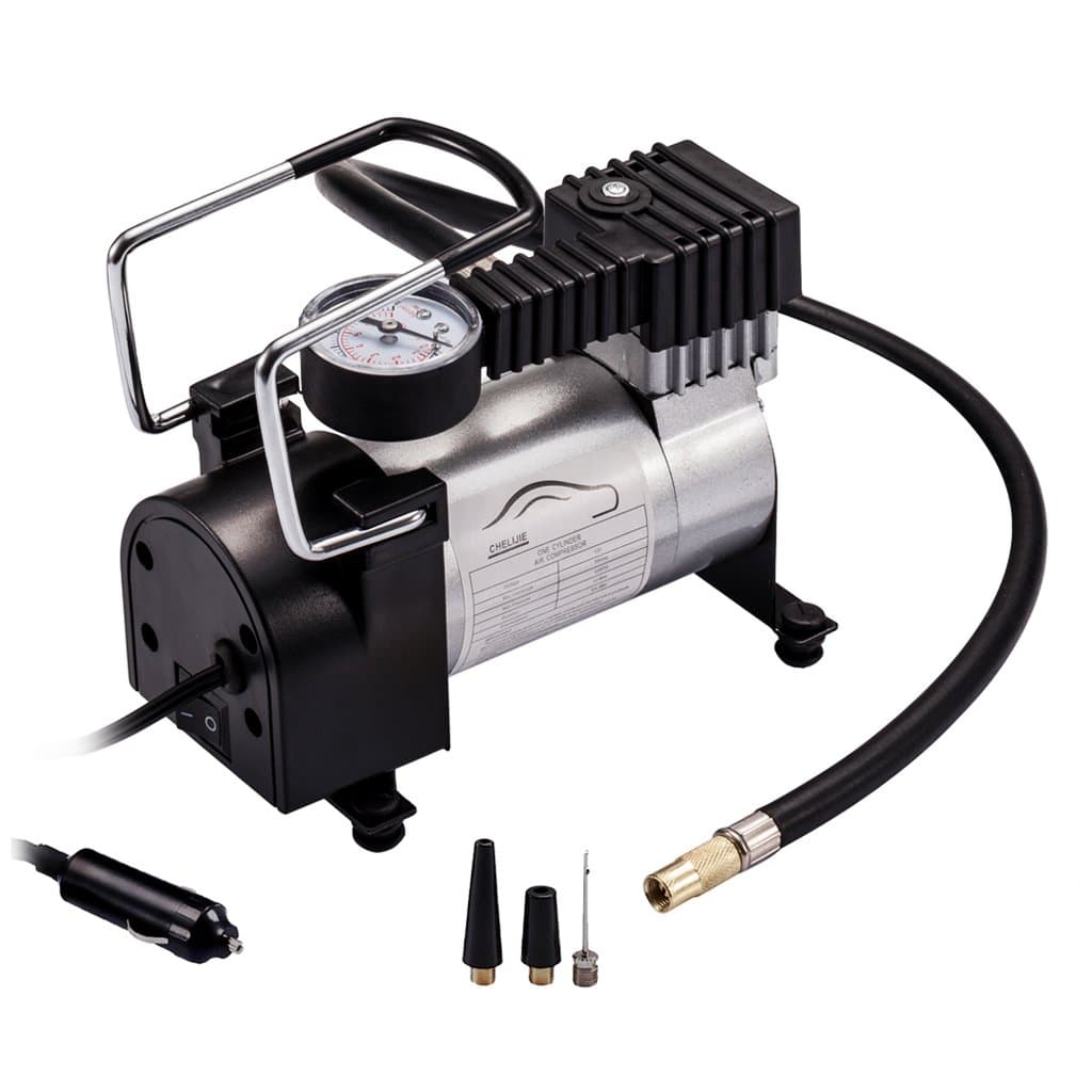 MULTI-USE HEAVY-DUTY CAR TYRE AIR COMPRESSOR INFLATOR 12V 140 PSI, Portable Air Compressors, Air Pump
