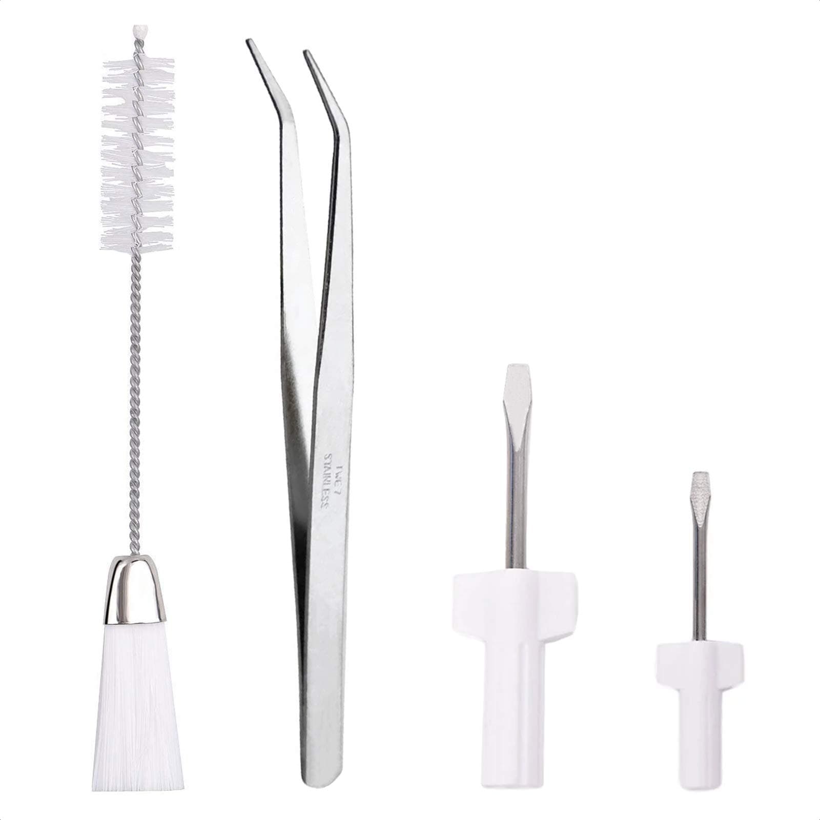 VANICE Sewing Machine, Overlock and Serger Service/Repair Kit - Boost The Performance of Your Machine - Set of 4 Tools Includes: 2 Different Size Screwdrivers, 1 Tweezer and 1 Lint Brush