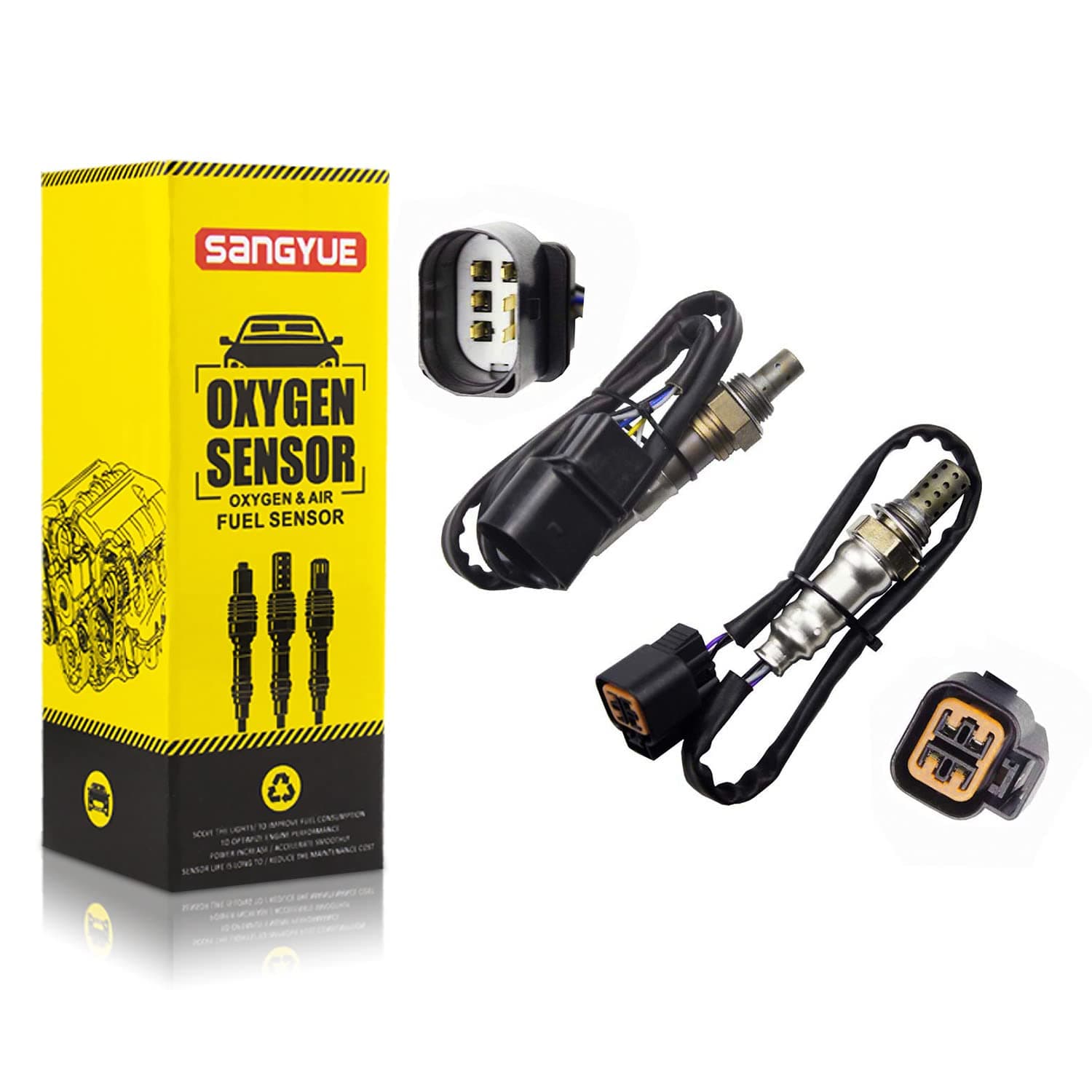 2X Oxygen O2 Sensor for 2004 2005 2006 2007 2008 Hyundai Elantra 2.0L Upstream + Downstream