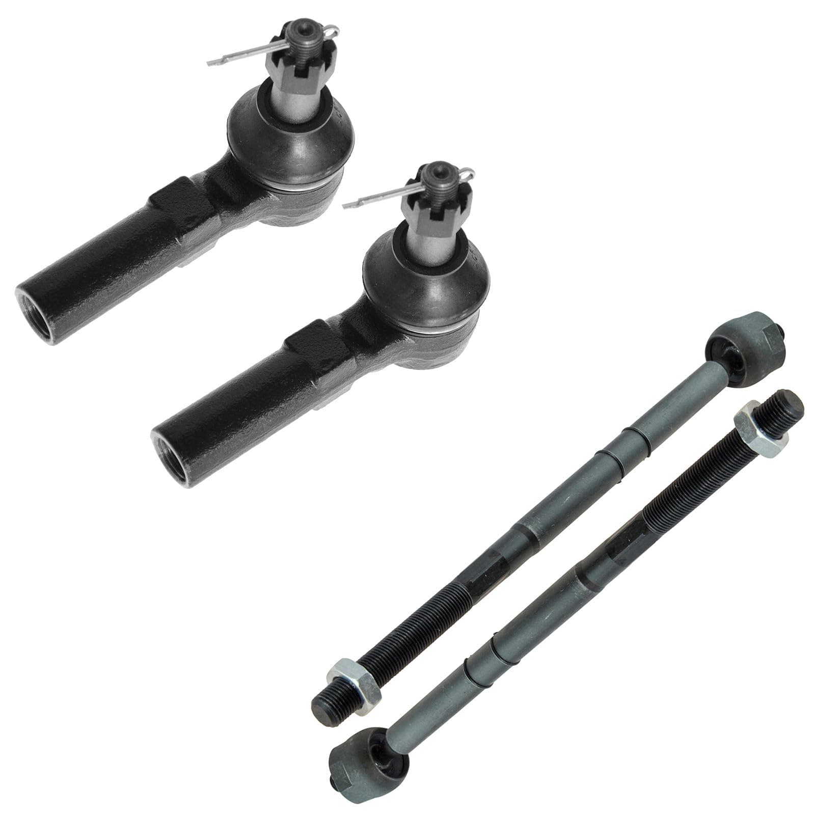 4 Piece Inner & Outer Tie Rods Kit for Ford Mercury Mazda Truck SUV
