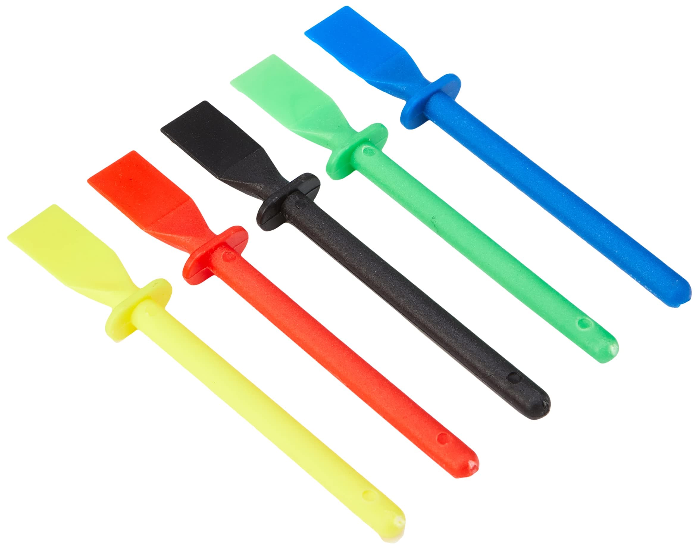 Coloured Plastic PVA Glue Spreader Spatula Sticks, Coloured Plastic, Pack of 5, For Art And Craft, School, Home, Glue Spatula For Craft, Paper Craft, Durable Plastic